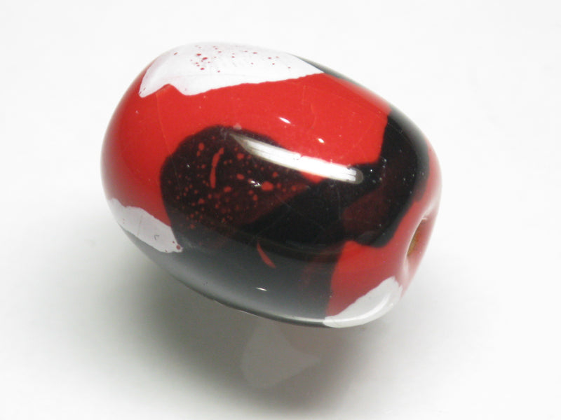 TOKO-BEADS KZ006-84 Kenyan ceramic bead 15.5mm KZ006-84 ケニアセラミックビーズ 15.5mmKazuri カズリビーズ Asian bead & African bead  Handmade,Lampeork,bead,asia,india,ethnic,parts,accessory,beads とんぼ玉,ビーズ,トンボ玉,アジア,インド,エスニック,手作り,パーツ,アクセサリー