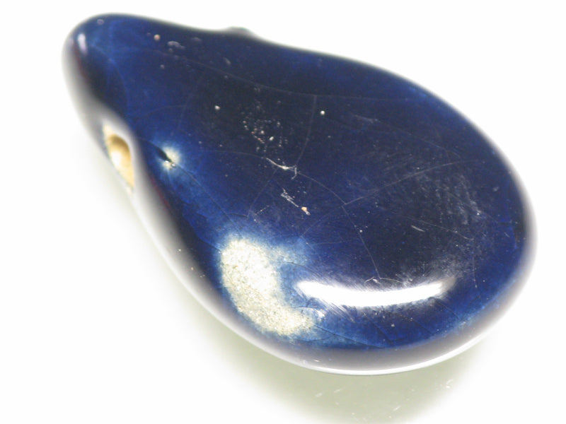 TOKO-BEADS KZ006-98 Kenyan ceramic pendant 31mm KZ006-98 ケニアセラミックチャーム 31mm Asian bead & African bead  Handmade,Lampeork,bead,asia,india,ethnic,parts,accessory,beads とんぼ玉,ビーズ,トンボ玉,アジア,インド,エスニック,手作り,パーツ,アクセサリー