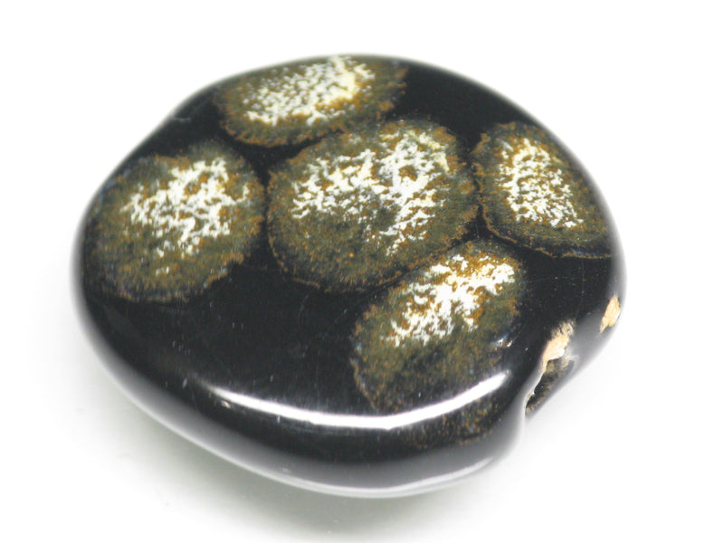 TOKO-BEADS KZ007-01 Kenyan ceramic bead 21~23mm KZ007-01 Kazuri ケニアセラミックビーズ 21~23mm Asian bead & African bead  Handmade,Lampeork,bead,asia,india,ethnic,parts,accessory,beads とんぼ玉,ビーズ,トンボ玉,アジア,インド,エスニック,手作り,パーツ,アクセサリー