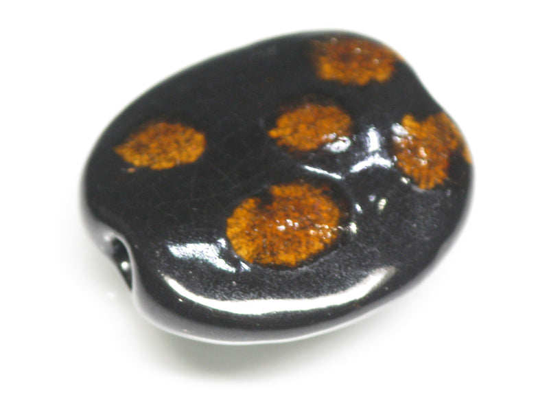 TOKO-BEADS KZ007-03 Kenyan ceramic bead 21~23mm KZ007-03 ケニアセラミックビーズ 21~23mm Asian bead & African bead  Handmade,Lampeork,bead,asia,india,ethnic,parts,accessory,beads とんぼ玉,ビーズ,トンボ玉,アジア,インド,エスニック,手作り,パーツ,アクセサリー