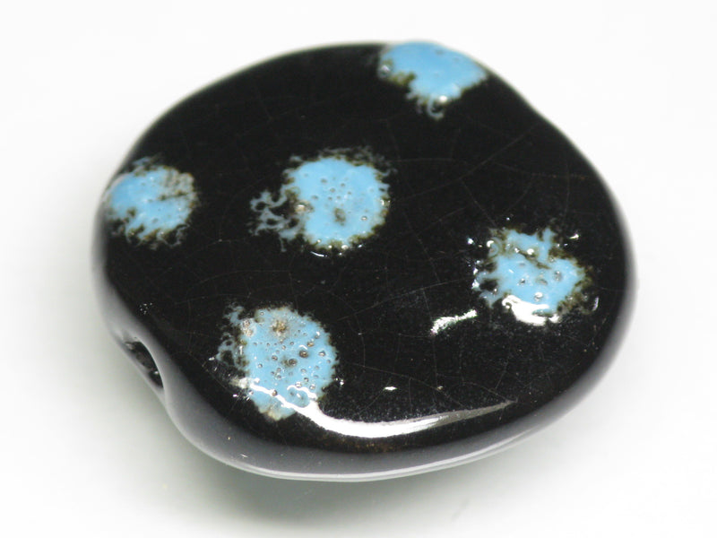 TOKO-BEADS KZ007-08 Kenyan ceramic bead 21~23mm KZ007-08 ケニアセラミックビーズ 21~23mm Asian bead & African bead  Handmade,Lampeork,bead,asia,india,ethnic,parts,accessory,beads とんぼ玉,ビーズ,トンボ玉,アジア,インド,エスニック,手作り,パーツ,アクセサリー