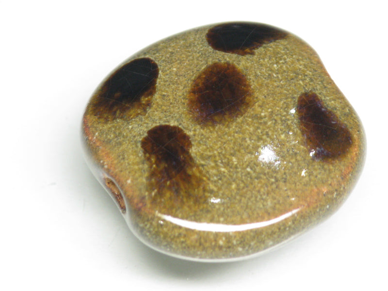 TOKO-BEADS KZ007-16 Kenyan ceramic bead 21~23mm KZ007-16 ケニアセラミックビーズ 21~23mm Asian bead & African bead  Handmade,Lampeork,bead,asia,india,ethnic,parts,accessory,beads とんぼ玉,ビーズ,トンボ玉,アジア,インド,エスニック,手作り,パーツ,アクセサリー