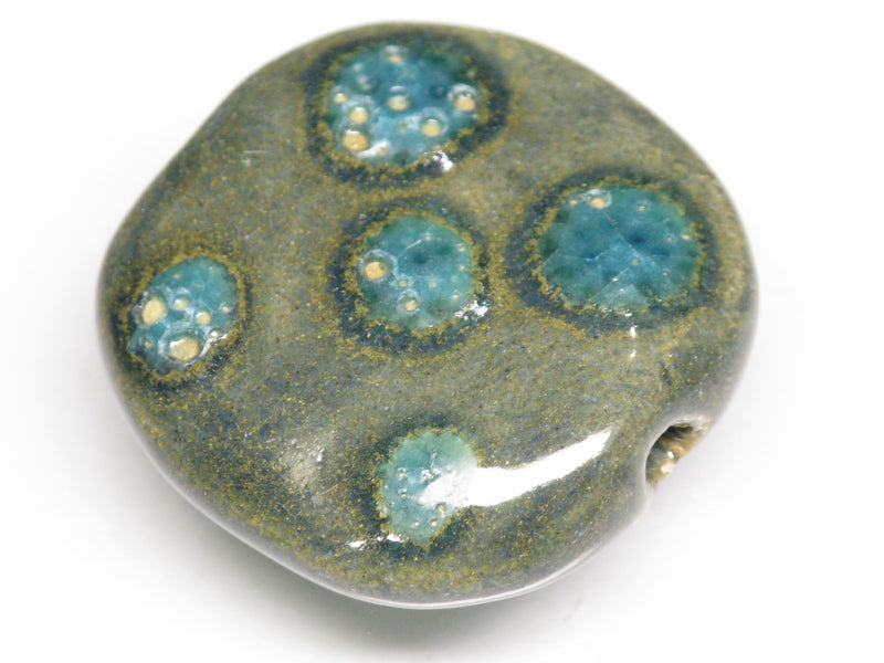 TOKO-BEADS KZ007-31 Kenyan ceramic bead 21~23mm KZ007-31 ケニアセラミックビーズ 21~23mmKazuri カズリビーズ Asian bead & African bead  Handmade,Lampeork,bead,asia,india,ethnic,parts,accessory,beads とんぼ玉,ビーズ,トンボ玉,アジア,インド,エスニック,手作り,パーツ,アクセサリー