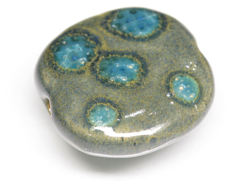 TOKO-BEADS KZ007-31 Kenyan ceramic bead 21~23mm KZ007-31 ケニアセラミックビーズ 21~23mmKazuri カズリビーズ Asian bead & African bead  Handmade,Lampeork,bead,asia,india,ethnic,parts,accessory,beads とんぼ玉,ビーズ,トンボ玉,アジア,インド,エスニック,手作り,パーツ,アクセサリー