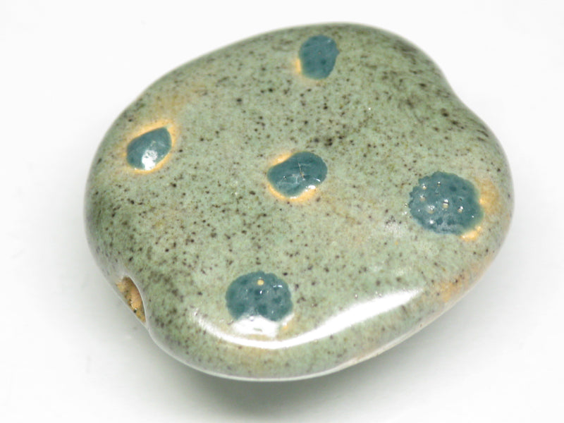 TOKO-BEADS KZ007-37 Kenyan ceramic bead 21~23mm KZ007-37 ケニアセラミックビーズ 21~23mmKazuri カズリビーズ Asian bead & African bead  Handmade,Lampeork,bead,asia,india,ethnic,parts,accessory,beads とんぼ玉,ビーズ,トンボ玉,アジア,インド,エスニック,手作り,パーツ,アクセサリー