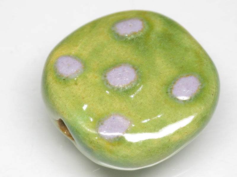 TOKO-BEADS KZ007-49 Kenyan ceramic bead 21~23mm KZ007-49 ケニアセラミックビーズ 21~23mmKazuri カズリビーズ Asian bead & African bead  Handmade,Lampeork,bead,asia,india,ethnic,parts,accessory,beads とんぼ玉,ビーズ,トンボ玉,アジア,インド,エスニック,手作り,パーツ,アクセサリー