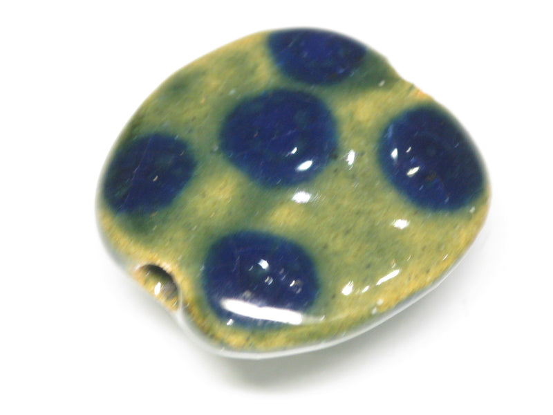 TOKO-BEADS KZ007-61 Kenyan ceramic bead 21~23mm KZ007-61 ケニアセラミックビーズ 21~23mmKazuri カズリビーズ Asian bead & African bead  Handmade,Lampeork,bead,asia,india,ethnic,parts,accessory,beads とんぼ玉,ビーズ,トンボ玉,アジア,インド,エスニック,手作り,パーツ,アクセサリー