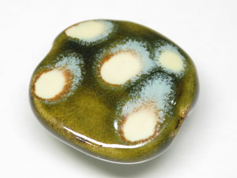 TOKO-BEADS KZ007-63 Kenyan ceramic bead 21~23mm KZ007-63 ケニアセラミックビーズ 21~23mmKazuri カズリビーズ Asian bead & African bead  Handmade,Lampeork,bead,asia,india,ethnic,parts,accessory,beads とんぼ玉,ビーズ,トンボ玉,アジア,インド,エスニック,手作り,パーツ,アクセサリー