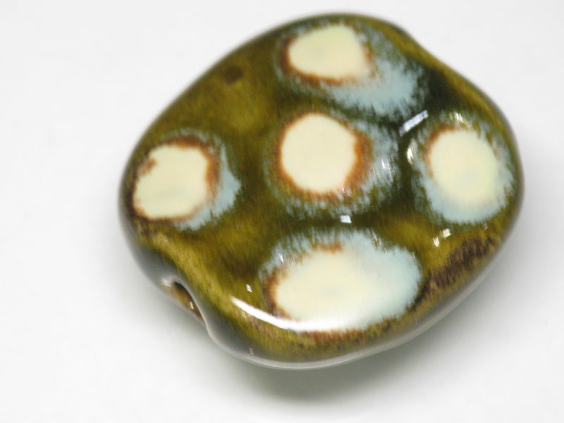 TOKO-BEADS KZ007-63 Kenyan ceramic bead 21~23mm KZ007-63 ケニアセラミックビーズ 21~23mmKazuri カズリビーズ Asian bead & African bead  Handmade,Lampeork,bead,asia,india,ethnic,parts,accessory,beads とんぼ玉,ビーズ,トンボ玉,アジア,インド,エスニック,手作り,パーツ,アクセサリー