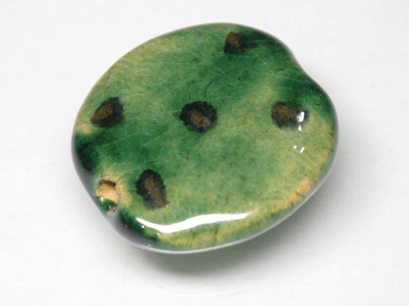 TOKO-BEADS KZ007-74 Kenyan ceramic bead 21~23mm KZ007-74 ケニアセラミックビーズ 21~23mm Asian bead & African bead  Handmade,Lampeork,bead,asia,india,ethnic,parts,accessory,beads とんぼ玉,ビーズ,トンボ玉,アジア,インド,エスニック,手作り,パーツ,アクセサリー