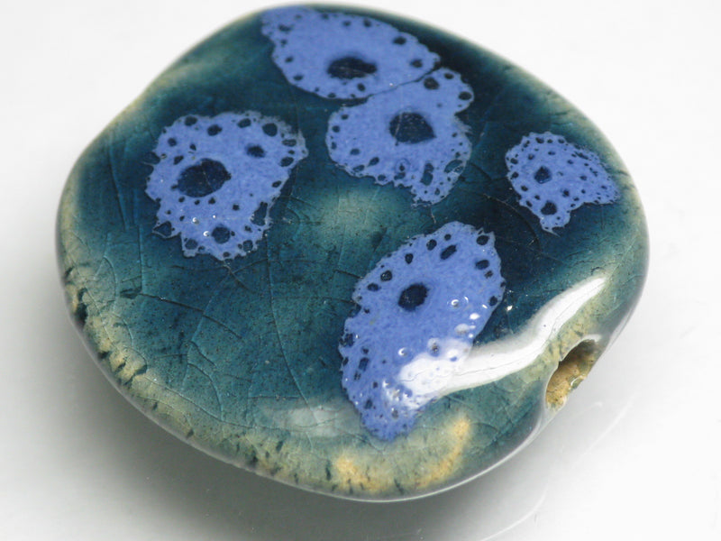 TOKO-BEADS KZ008-01 Kenyan ceramic bead 21~23mm KZ008-01 Kazuri ケニアセラミックビーズ 21~23mm Asian bead & African bead  Handmade,Lampeork,bead,asia,india,ethnic,parts,accessory,beads とんぼ玉,ビーズ,トンボ玉,アジア,インド,エスニック,手作り,パーツ,アクセサリー