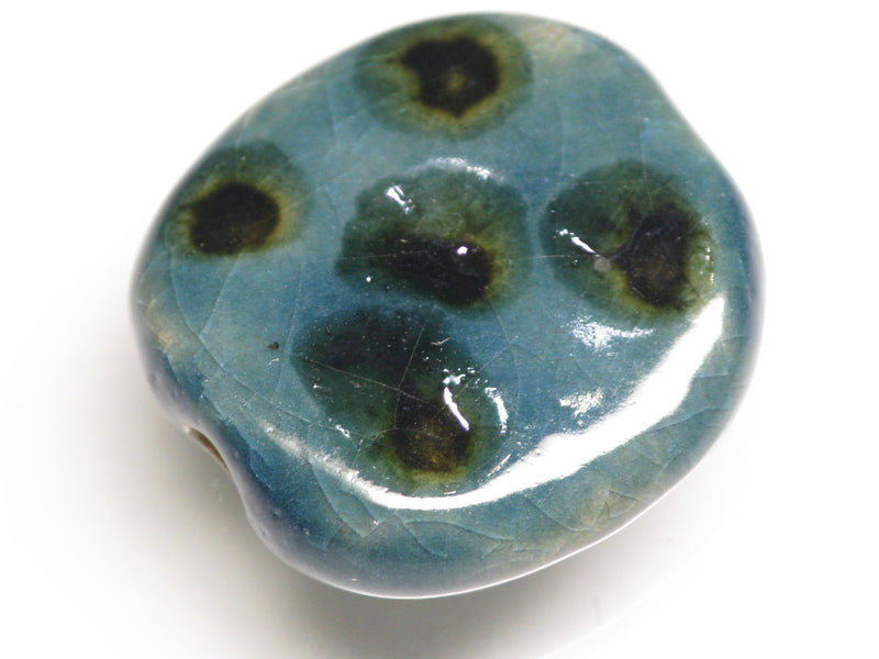 TOKO-BEADS KZ008-04 Kenyan ceramic bead 21~23mm KZ008-04 ケニアセラミックビーズ 21~23mm Asian bead & African bead  Handmade,Lampeork,bead,asia,india,ethnic,parts,accessory,beads とんぼ玉,ビーズ,トンボ玉,アジア,インド,エスニック,手作り,パーツ,アクセサリー