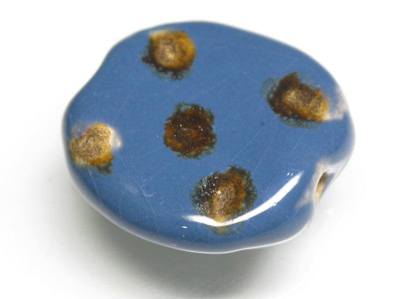 TOKO-BEADS KZ008-06 Kenyan ceramic bead 21~23mm KZ008-06 Kazuri ケニアセラミックビーズ 21~23mm Asian bead & African bead  Handmade,Lampeork,bead,asia,india,ethnic,parts,accessory,beads とんぼ玉,ビーズ,トンボ玉,アジア,インド,エスニック,手作り,パーツ,アクセサリー