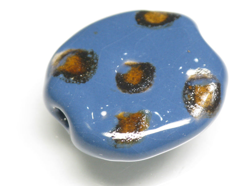 TOKO-BEADS KZ008-06 Kenyan ceramic bead 21~23mm KZ008-06 ケニアセラミックビーズ 21~23mm Asian bead & African bead  Handmade,Lampeork,bead,asia,india,ethnic,parts,accessory,beads とんぼ玉,ビーズ,トンボ玉,アジア,インド,エスニック,手作り,パーツ,アクセサリー