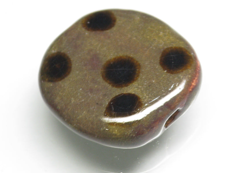 TOKO-BEADS KZ008-24 Kenyan ceramic bead 21~23mm KZ008-24 ケニアセラミックビーズ 21~23mmKazuri カズリビーズ Asian bead & African bead  Handmade,Lampeork,bead,asia,india,ethnic,parts,accessory,beads とんぼ玉,ビーズ,トンボ玉,アジア,インド,エスニック,手作り,パーツ,アクセサリー