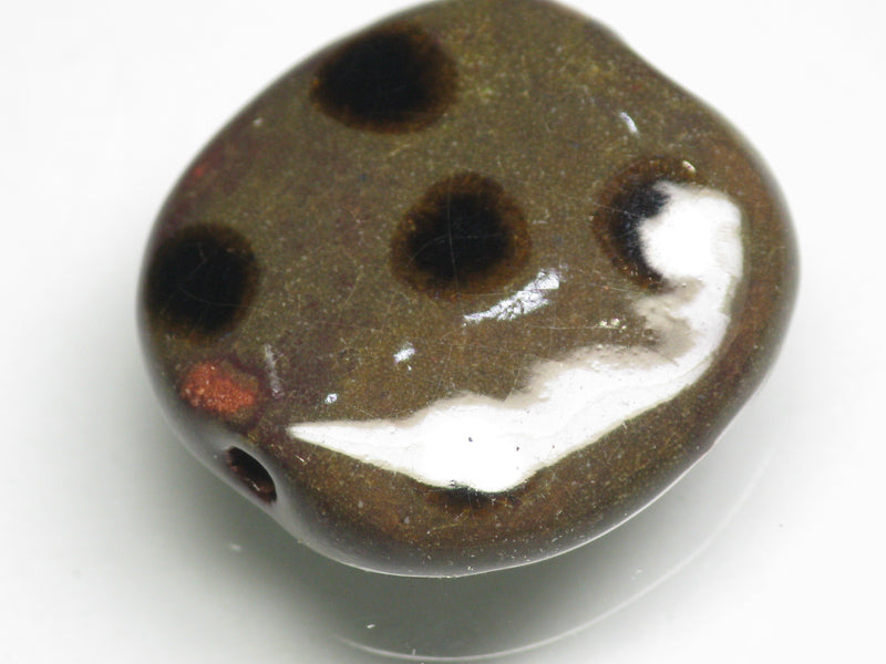 TOKO-BEADS KZ008-24 Kenyan ceramic bead 21~23mm KZ008-24 ケニアセラミックビーズ 21~23mmKazuri カズリビーズ Asian bead & African bead  Handmade,Lampeork,bead,asia,india,ethnic,parts,accessory,beads とんぼ玉,ビーズ,トンボ玉,アジア,インド,エスニック,手作り,パーツ,アクセサリー