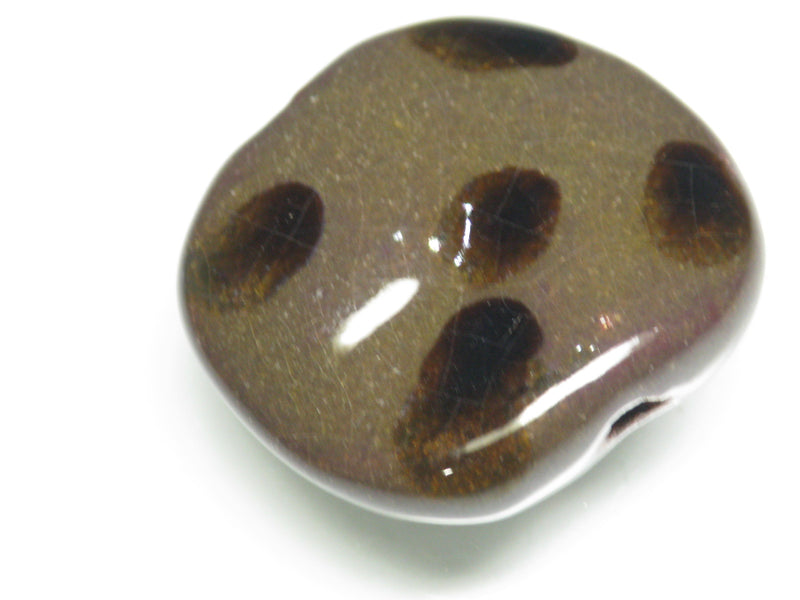 TOKO-BEADS KZ008-26 Kenyan ceramic bead 21~23mm KZ008-26 Kazuri ケニアセラミックビーズ 21~23mm Asian bead & African bead  Handmade,Lampeork,bead,asia,india,ethnic,parts,accessory,beads とんぼ玉,ビーズ,トンボ玉,アジア,インド,エスニック,手作り,パーツ,アクセサリー