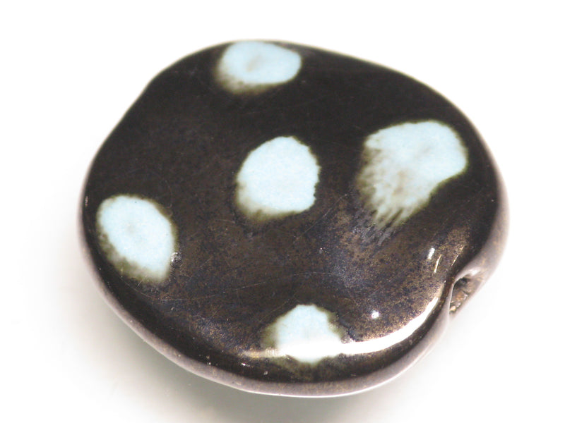 TOKO-BEADS KZ008-30 Kenyan ceramic bead 21~23mm KZ008-30 Kazuri ケニアセラミックビーズ 21~23mm Asian bead & African bead  Handmade,Lampeork,bead,asia,india,ethnic,parts,accessory,beads とんぼ玉,ビーズ,トンボ玉,アジア,インド,エスニック,手作り,パーツ,アクセサリー