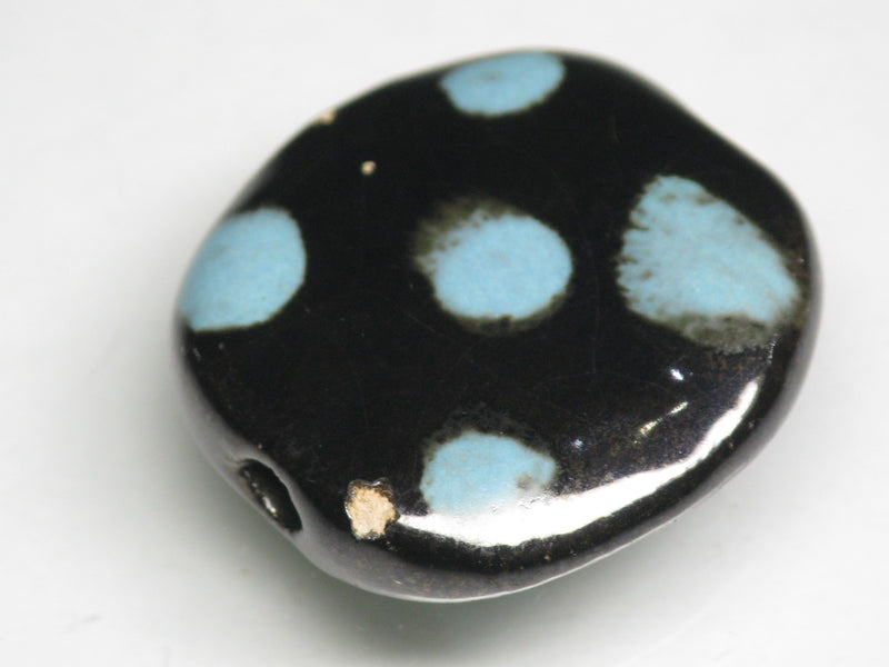 TOKO-BEADS KZ008-30 Kenyan ceramic bead 21~23mm KZ008-30 ケニアセラミックビーズ 21~23mm Asian bead & African bead  Handmade,Lampeork,bead,asia,india,ethnic,parts,accessory,beads とんぼ玉,ビーズ,トンボ玉,アジア,インド,エスニック,手作り,パーツ,アクセサリー