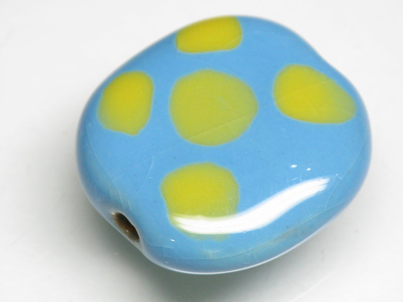 TOKO-BEADS KZ008-61 Kenyan ceramic bead 21~23mm KZ008-61 ケニアセラミックビーズ 21~23mm Asian bead & African bead  Handmade,Lampeork,bead,asia,india,ethnic,parts,accessory,beads とんぼ玉,ビーズ,トンボ玉,アジア,インド,エスニック,手作り,パーツ,アクセサリー