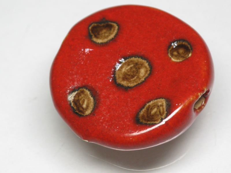 TOKO-BEADS KZ009-20 Kenyan ceramic bead 21~23mm KZ009-20 Kazuri ケニアセラミックビーズ 21~23mm Asian bead & African bead  Handmade,Lampeork,bead,asia,india,ethnic,parts,accessory,beads とんぼ玉,ビーズ,トンボ玉,アジア,インド,エスニック,手作り,パーツ,アクセサリー