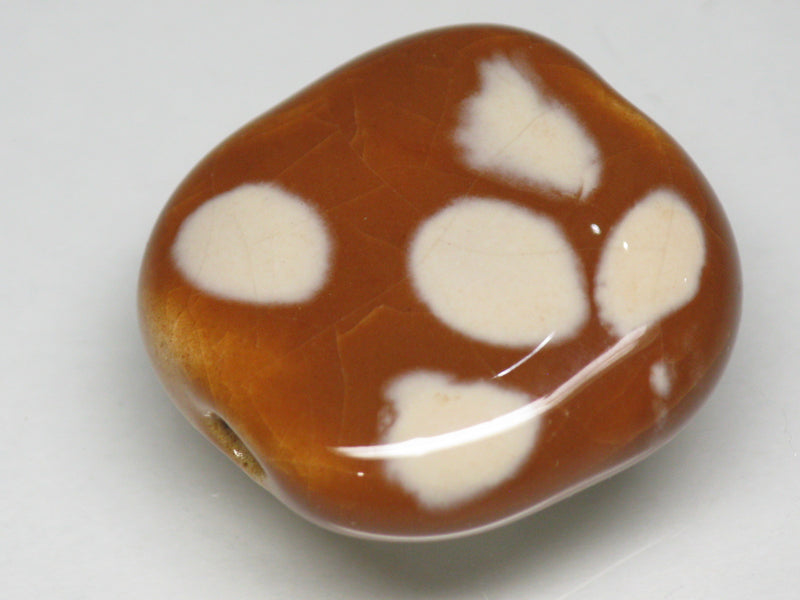 TOKO-BEADS KZ009-43 Kenyan ceramic bead 21~23mm KZ009-43 ケニアセラミックビーズ 21~23mm Asian bead & African bead  Handmade,Lampeork,bead,asia,india,ethnic,parts,accessory,beads とんぼ玉,ビーズ,トンボ玉,アジア,インド,エスニック,手作り,パーツ,アクセサリー