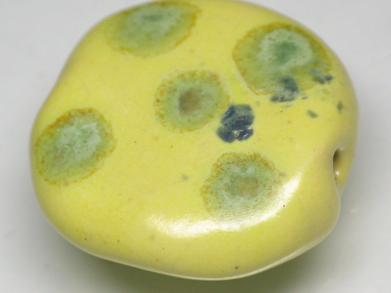 TOKO-BEADS KZ009-52 Kenyan ceramic bead 21~23mm KZ009-52 Kazuri ケニアセラミックビーズ 21~23mm Asian bead & African bead  Handmade,Lampeork,bead,asia,india,ethnic,parts,accessory,beads とんぼ玉,ビーズ,トンボ玉,アジア,インド,エスニック,手作り,パーツ,アクセサリー