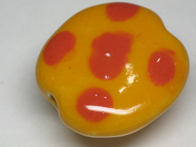 TOKO-BEADS KZ009-56 Kenyan ceramic bead 21~23mm KZ009-56 ケニアセラミックビーズ 21~23mm Asian bead & African bead  Handmade,Lampeork,bead,asia,india,ethnic,parts,accessory,beads とんぼ玉,ビーズ,トンボ玉,アジア,インド,エスニック,手作り,パーツ,アクセサリー