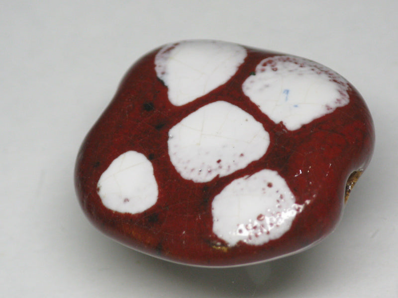 TOKO-BEADS KZ009-89 Kenyan ceramic bead 21~23mm KZ009-89 Kazuri ケニアセラミックビーズ 21~23mm Asian bead & African bead  Handmade,Lampeork,bead,asia,india,ethnic,parts,accessory,beads とんぼ玉,ビーズ,トンボ玉,アジア,インド,エスニック,手作り,パーツ,アクセサリー