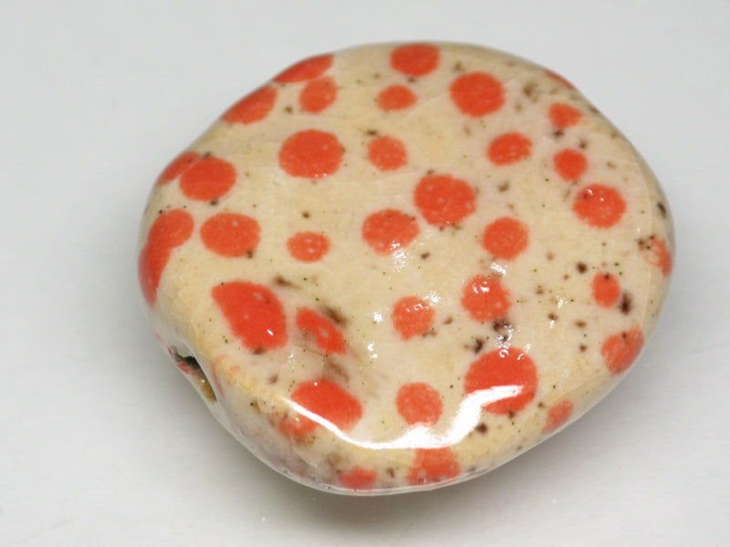 TOKO-BEADS KZ010-44 Kenyan ceramic bead 21~23mm KZ010-44 ケニアセラミックビーズ 21~23mmKazuri カズリビーズ Asian bead & African bead  Handmade,Lampeork,bead,asia,india,ethnic,parts,accessory,beads とんぼ玉,ビーズ,トンボ玉,アジア,インド,エスニック,手作り,パーツ,アクセサリー