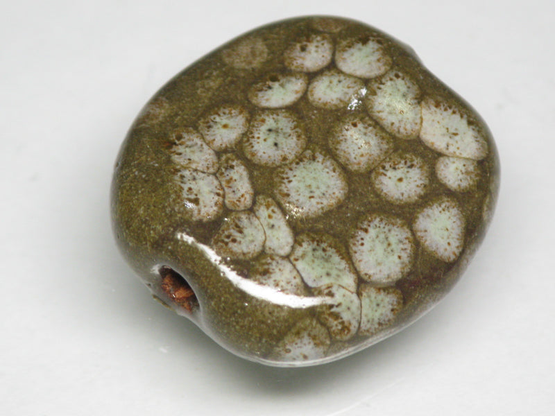 TOKO-BEADS KZ010-54 Kenyan ceramic bead 21~23mm KZ010-54 ケニアセラミックビーズ 21~23mmKazuri カズリビーズ Asian bead & African bead  Handmade,Lampeork,bead,asia,india,ethnic,parts,accessory,beads とんぼ玉,ビーズ,トンボ玉,アジア,インド,エスニック,手作り,パーツ,アクセサリー
