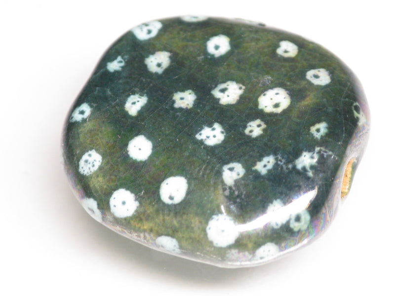TOKO-BEADS KZ010-75 Kenyan ceramic bead 21~23mm KZ010-75 ケニアセラミックビーズ 21~23mmKazuri カズリビーズ Asian bead & African bead  Handmade,Lampeork,bead,asia,india,ethnic,parts,accessory,beads とんぼ玉,ビーズ,トンボ玉,アジア,インド,エスニック,手作り,パーツ,アクセサリー