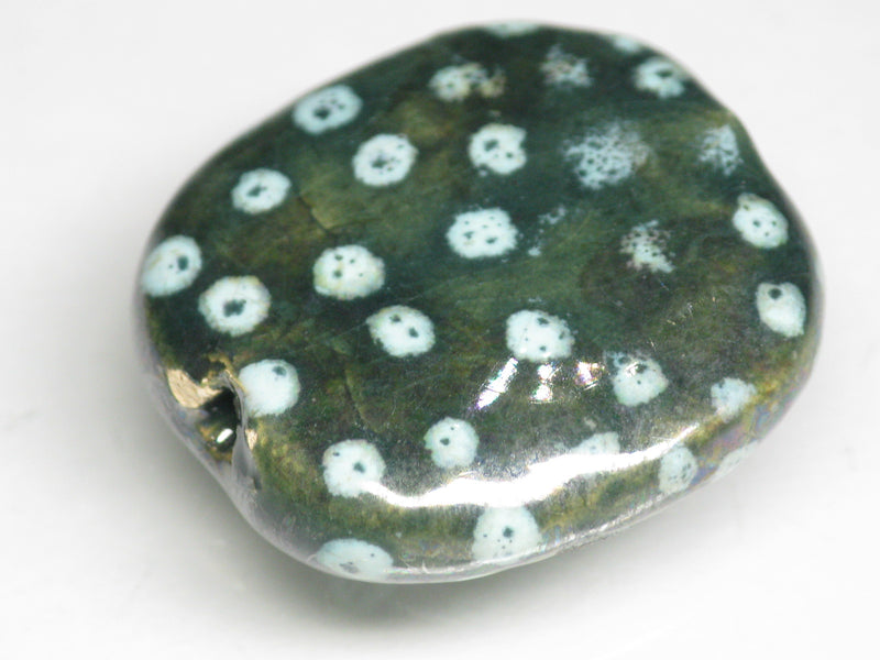 TOKO-BEADS KZ010-75 Kenyan ceramic bead 21~23mm KZ010-75 ケニアセラミックビーズ 21~23mmKazuri カズリビーズ Asian bead & African bead  Handmade,Lampeork,bead,asia,india,ethnic,parts,accessory,beads とんぼ玉,ビーズ,トンボ玉,アジア,インド,エスニック,手作り,パーツ,アクセサリー