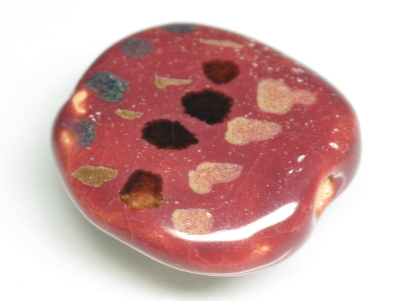 TOKO-BEADS KZ010-81 Kenyan ceramic bead 21~23mm KZ010-81 ケニアセラミックビーズ 21~23mmKazuri カズリビーズ Asian bead & African bead  Handmade,Lampeork,bead,asia,india,ethnic,parts,accessory,beads とんぼ玉,ビーズ,トンボ玉,アジア,インド,エスニック,手作り,パーツ,アクセサリー