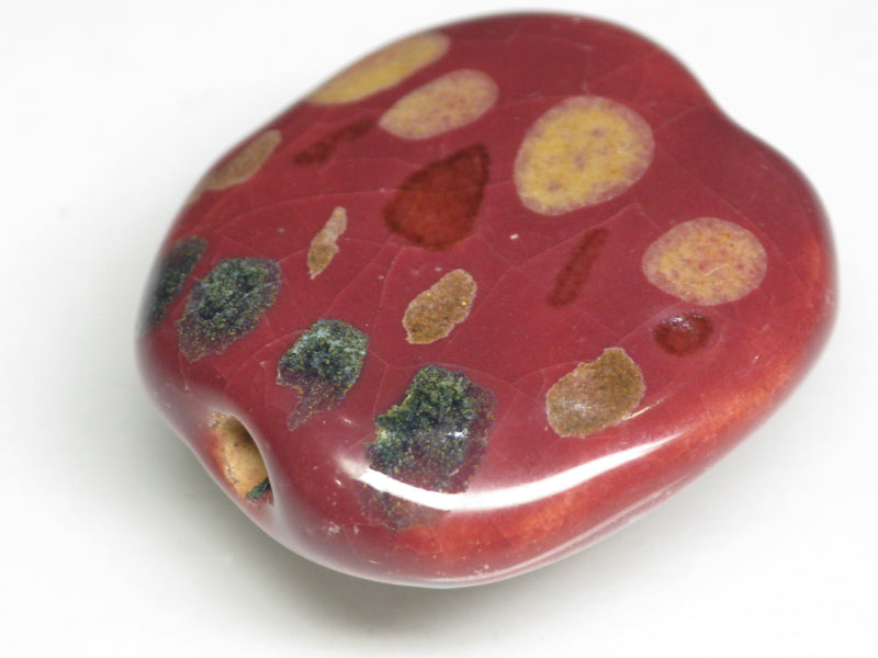 TOKO-BEADS KZ010-81 Kenyan ceramic bead 21~23mm KZ010-81 ケニアセラミックビーズ 21~23mmKazuri カズリビーズ Asian bead & African bead  Handmade,Lampeork,bead,asia,india,ethnic,parts,accessory,beads とんぼ玉,ビーズ,トンボ玉,アジア,インド,エスニック,手作り,パーツ,アクセサリー