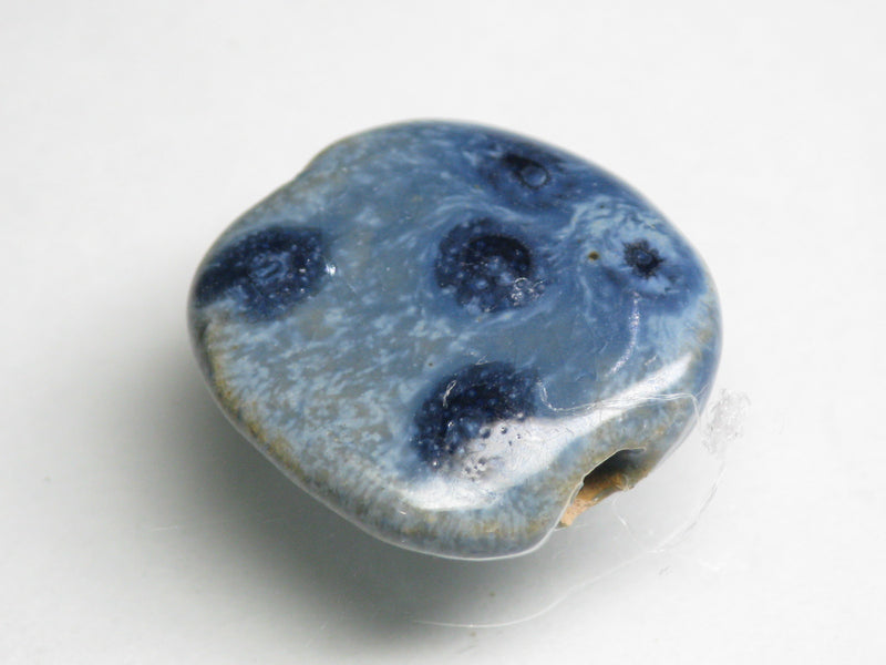 TOKO-BEADS KZ011-03 Kenyan ceramic bead 18mm KZ011-03 Kazuri ケニアセラミックビーズ 18mm Asian bead & African bead  Handmade,Lampeork,bead,asia,india,ethnic,parts,accessory,beads とんぼ玉,ビーズ,トンボ玉,アジア,インド,エスニック,手作り,パーツ,アクセサリー