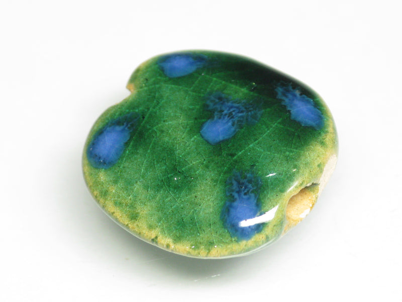 TOKO-BEADS KZ011-06 Kenyan ceramic bead 19mm KZ011-06 ケニアセラミックビーズ 19mmKazuri カズリビーズ Asian bead & African bead  Handmade,Lampeork,bead,asia,india,ethnic,parts,accessory,beads とんぼ玉,ビーズ,トンボ玉,アジア,インド,エスニック,手作り,パーツ,アクセサリー