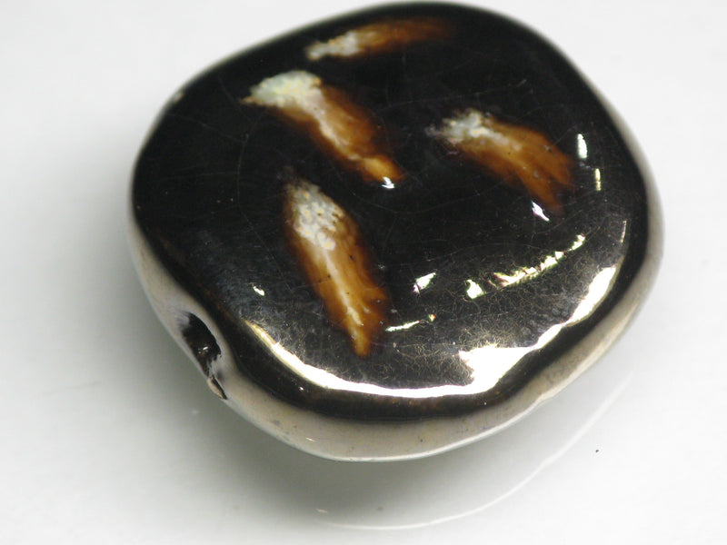 TOKO-BEADS KZ011-92 Kenyan ceramic bead 21~23mm KZ011-92 ケニアセラミックビーズ 21~23mmKazuri カズリビーズ Asian bead & African bead  Handmade,Lampeork,bead,asia,india,ethnic,parts,accessory,beads とんぼ玉,ビーズ,トンボ玉,アジア,インド,エスニック,手作り,パーツ,アクセサリー