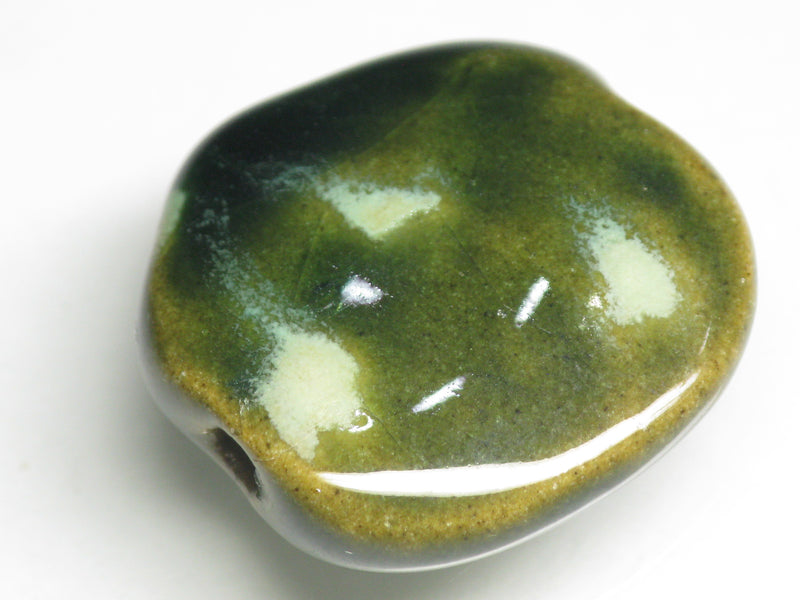 TOKO-BEADS KZ011-93 Kenyan ceramic bead 21~23mm KZ011-93 ケニアセラミックビーズ 21~23mmKazuri カズリビーズ Asian bead & African bead  Handmade,Lampeork,bead,asia,india,ethnic,parts,accessory,beads とんぼ玉,ビーズ,トンボ玉,アジア,インド,エスニック,手作り,パーツ,アクセサリー