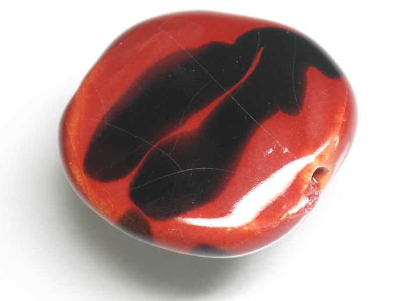 TOKO-BEADS KZ012-24 Kenyan ceramic bead 21~23mm KZ012-24 ケニアセラミックビーズ 21~23mmKazuri カズリビーズ Asian bead & African bead  Handmade,Lampeork,bead,asia,india,ethnic,parts,accessory,beads とんぼ玉,ビーズ,トンボ玉,アジア,インド,エスニック,手作り,パーツ,アクセサリー