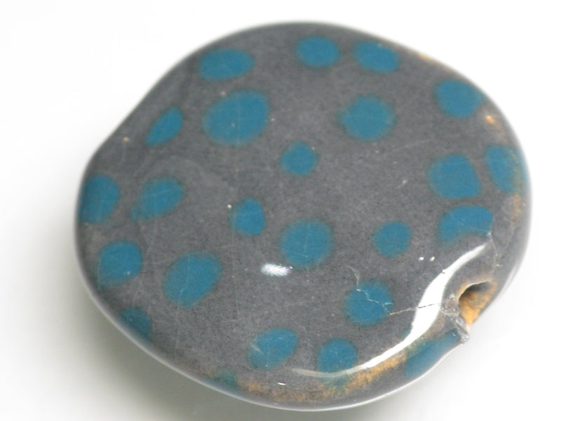 TOKO-BEADS KZ012-77 Kenyan ceramic bead 21~23mm KZ012-77 ケニアセラミックビーズ 21~23mmKazuri カズリビーズ Asian bead & African bead  Handmade,Lampeork,bead,asia,india,ethnic,parts,accessory,beads とんぼ玉,ビーズ,トンボ玉,アジア,インド,エスニック,手作り,パーツ,アクセサリー