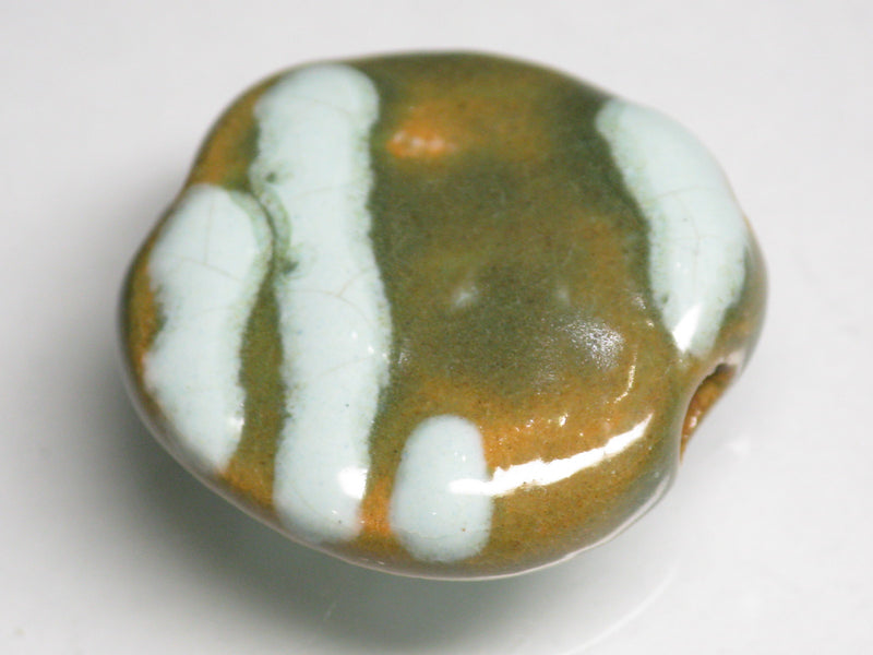 TOKO-BEADS KZ012-94 Kenyan ceramic bead 21~23mm KZ012-94 Kazuri ケニアセラミックビーズ 21~23mm Asian bead & African bead  Handmade,Lampeork,bead,asia,india,ethnic,parts,accessory,beads とんぼ玉,ビーズ,トンボ玉,アジア,インド,エスニック,手作り,パーツ,アクセサリー