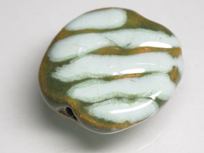 TOKO-BEADS KZ012-94 Kenyan ceramic bead 21~23mm KZ012-94 ケニアセラミックビーズ 21~23mm Asian bead & African bead  Handmade,Lampeork,bead,asia,india,ethnic,parts,accessory,beads とんぼ玉,ビーズ,トンボ玉,アジア,インド,エスニック,手作り,パーツ,アクセサリー