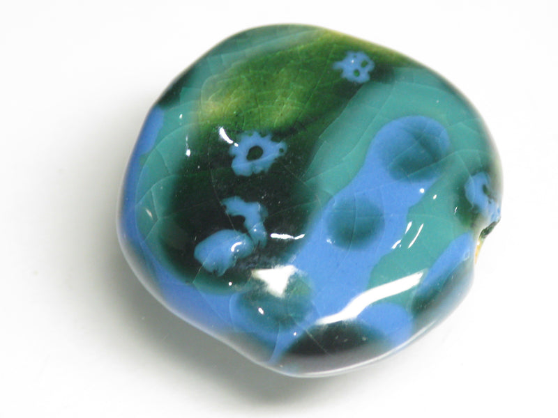 TOKO-BEADS KZ013-34 Kenyan ceramic bead 21~23mm KZ013-34 ケニアセラミックビーズ 21~23mmKazuri カズリビーズ Asian bead & African bead  Handmade,Lampeork,bead,asia,india,ethnic,parts,accessory,beads とんぼ玉,ビーズ,トンボ玉,アジア,インド,エスニック,手作り,パーツ,アクセサリー