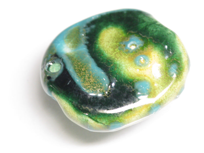 TOKO-BEADS KZ013-51 Kenyan ceramic bead 21~23mm KZ013-51 ケニアセラミックビーズ 21~23mmKazuri カズリビーズ Asian bead & African bead  Handmade,Lampeork,bead,asia,india,ethnic,parts,accessory,beads とんぼ玉,ビーズ,トンボ玉,アジア,インド,エスニック,手作り,パーツ,アクセサリー