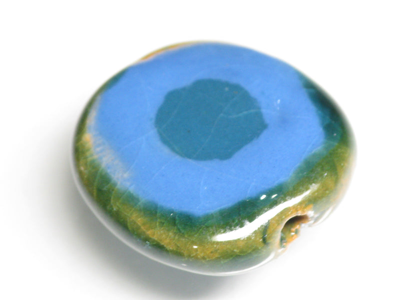 TOKO-BEADS KZ013-60 Kenyan ceramic bead 21~23mm KZ013-60 ケニアセラミックビーズ 21~23mmKazuri カズリビーズ Asian bead & African bead  Handmade,Lampeork,bead,asia,india,ethnic,parts,accessory,beads とんぼ玉,ビーズ,トンボ玉,アジア,インド,エスニック,手作り,パーツ,アクセサリー