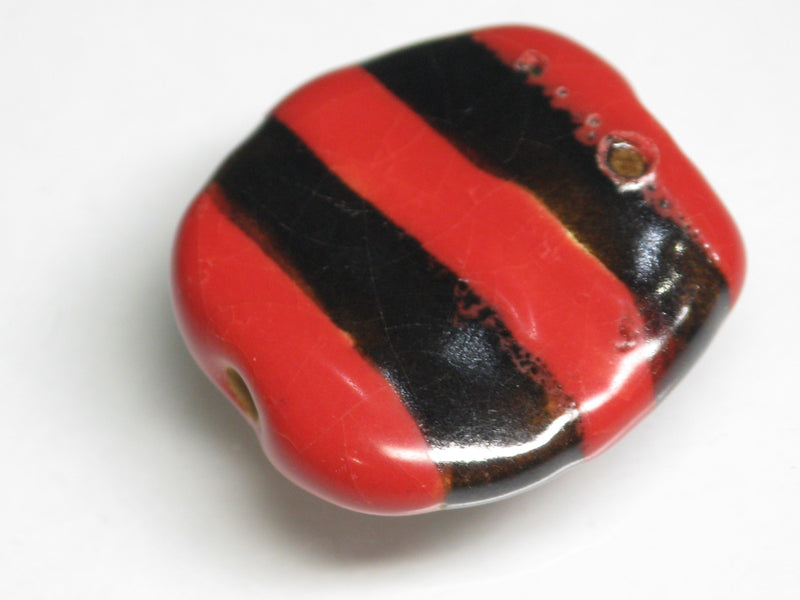 TOKO-BEADS KZ013-74 Kenyan ceramic bead 21~23mm KZ013-74 ケニアセラミックビーズ 21~23mmKazuri カズリビーズ Asian bead & African bead  Handmade,Lampeork,bead,asia,india,ethnic,parts,accessory,beads とんぼ玉,ビーズ,トンボ玉,アジア,インド,エスニック,手作り,パーツ,アクセサリー