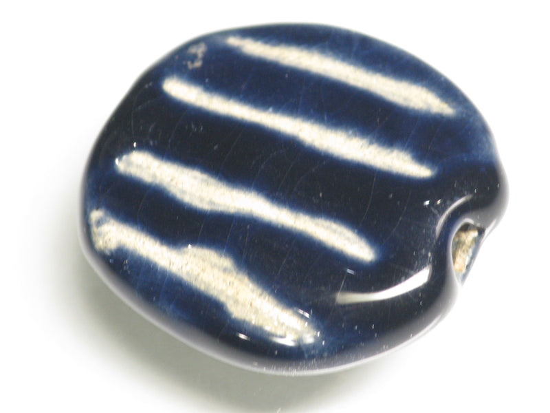 TOKO-BEADS KZ014-02 Kenyan ceramic bead 21~23mm KZ014-02 Kazuri ケニアセラミックビーズ 21~23mm Asian bead & African bead  Handmade,Lampeork,bead,asia,india,ethnic,parts,accessory,beads とんぼ玉,ビーズ,トンボ玉,アジア,インド,エスニック,手作り,パーツ,アクセサリー