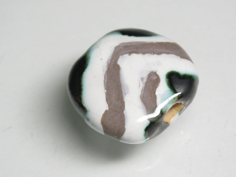 TOKO-BEADS KZ014-19 Kenyan ceramic bead 18mm KZ014-19 ケニアセラミックビーズ 18mmKazuri カズリビーズ Asian bead & African bead  Handmade,Lampeork,bead,asia,india,ethnic,parts,accessory,beads とんぼ玉,ビーズ,トンボ玉,アジア,インド,エスニック,手作り,パーツ,アクセサリー