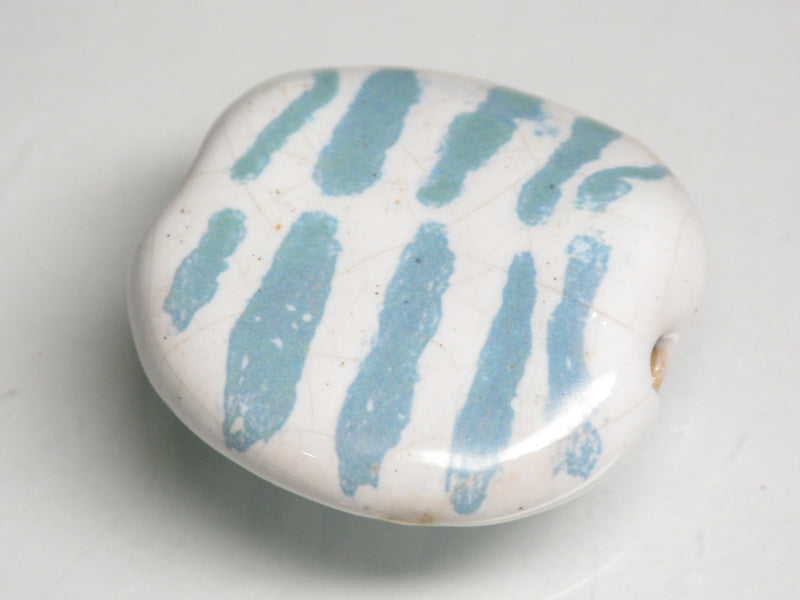TOKO-BEADS KZ014-31 Kenyan ceramic bead 21~23mm KZ014-31 Kazuri ケニアセラミックビーズ 21~23mm Asian bead & African bead  Handmade,Lampeork,bead,asia,india,ethnic,parts,accessory,beads とんぼ玉,ビーズ,トンボ玉,アジア,インド,エスニック,手作り,パーツ,アクセサリー